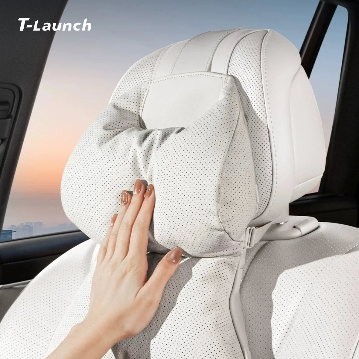 Ergonomic Headrest Neck Support Pillow for Tesla Model 3/Y/S/X/Cybertruck