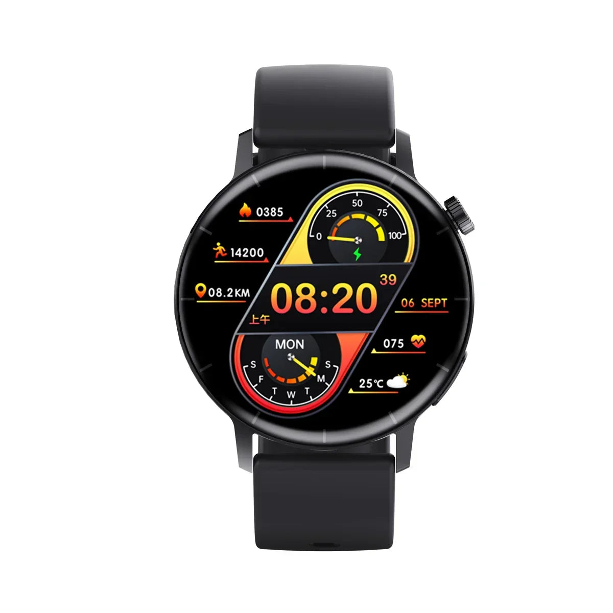 F22R Smart Watch - Bluetooth Calling Round Display Fitness Tracker