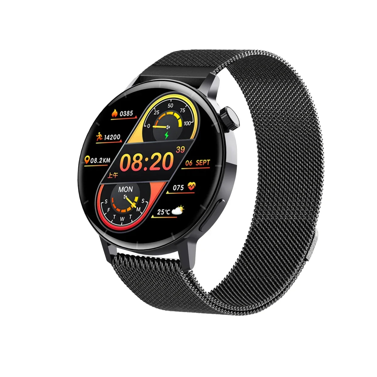 F22R Smart Watch - Bluetooth Calling Round Display Fitness Tracker