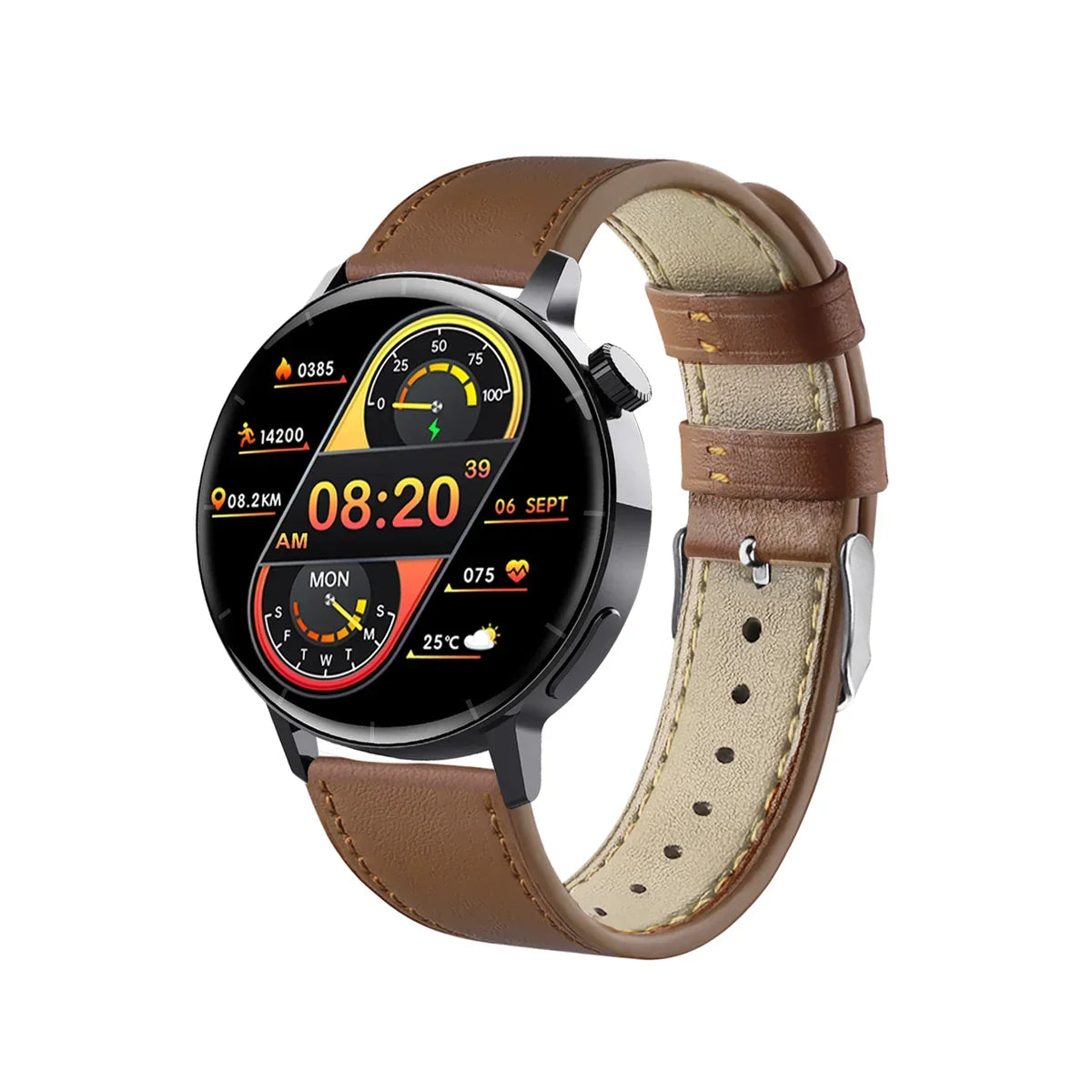 F22R Smart Watch - Bluetooth Calling Round Display Fitness Tracker
