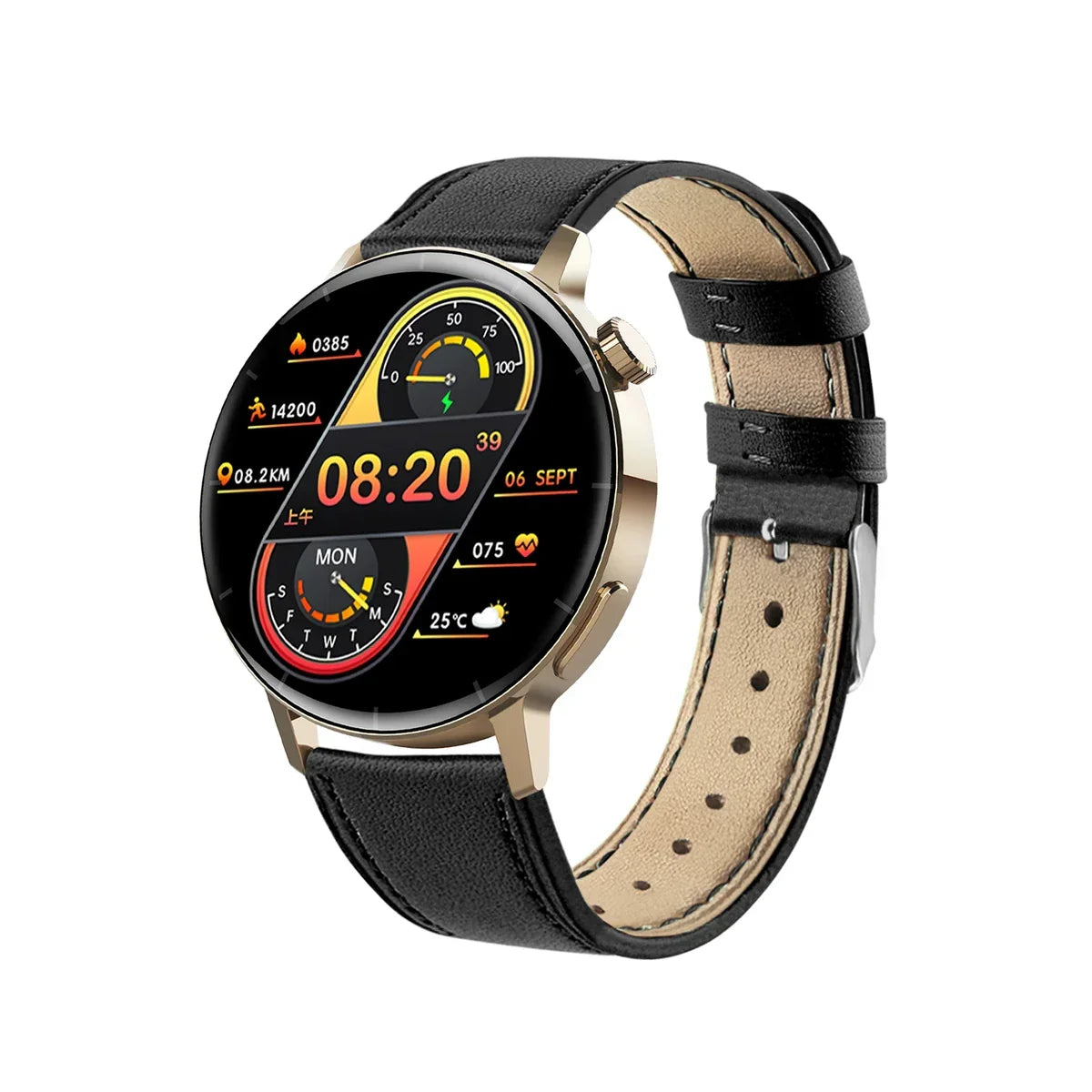 F22R Smart Watch - Bluetooth Calling Round Display Fitness Tracker