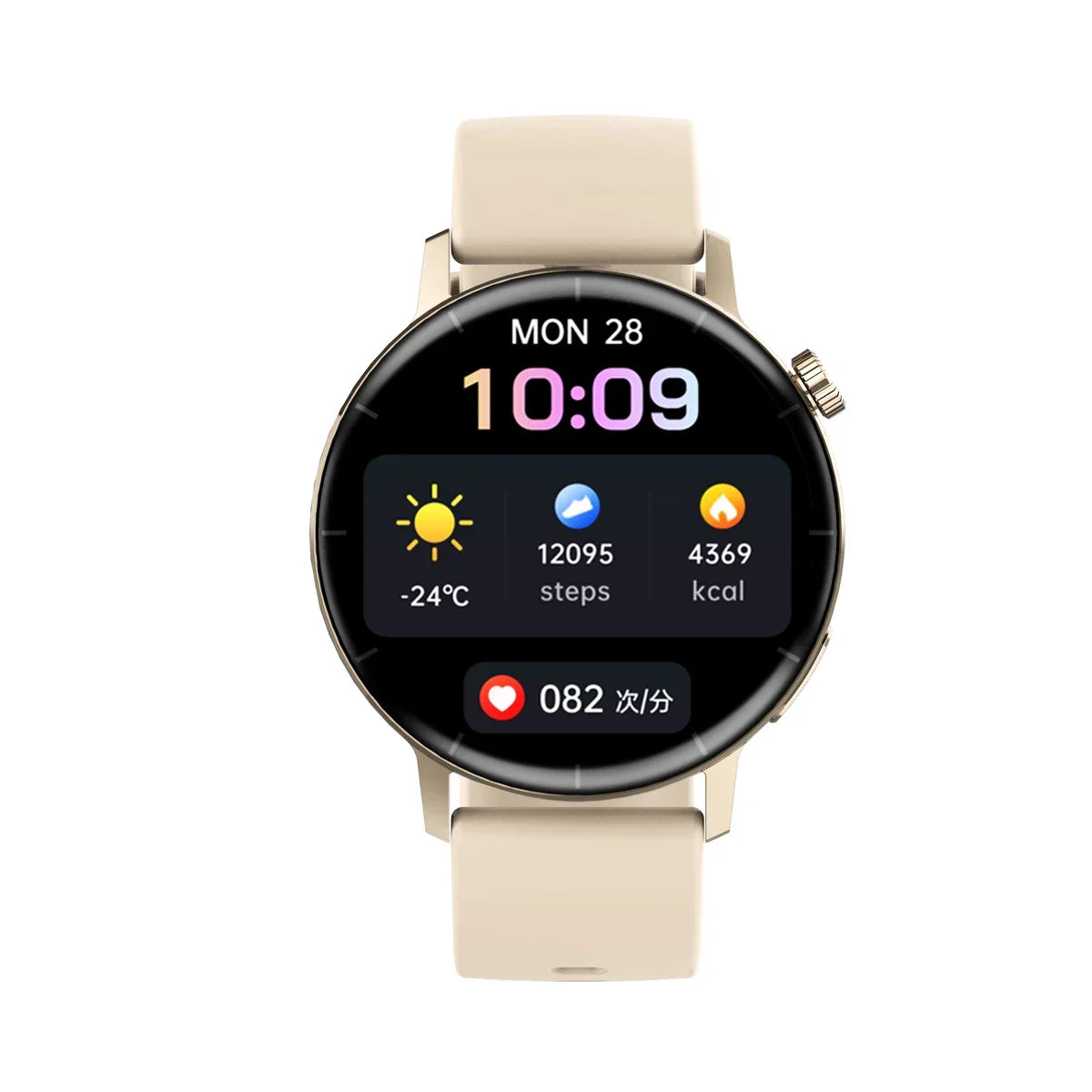 F22R Smart Watch - Bluetooth Calling Round Display Fitness Tracker