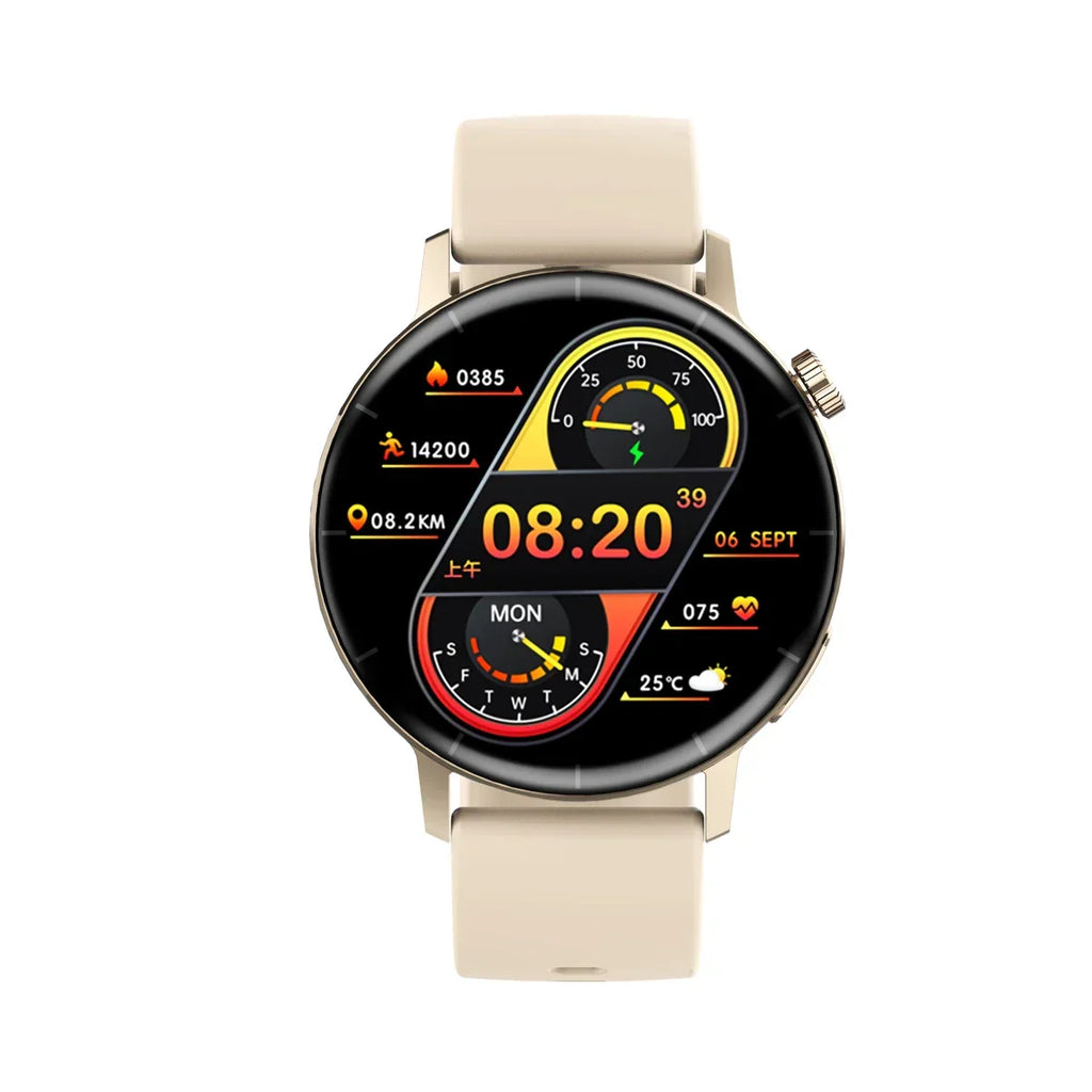 F22R Smart Watch - Bluetooth Calling Round Display Fitness Tracker