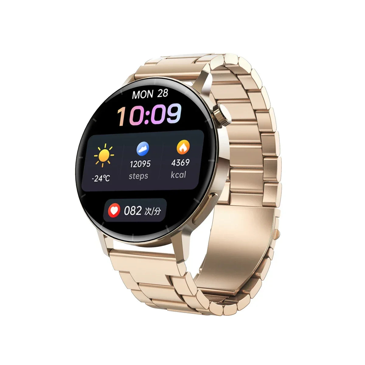 F22R Smart Watch - Bluetooth Calling Round Display Fitness Tracker