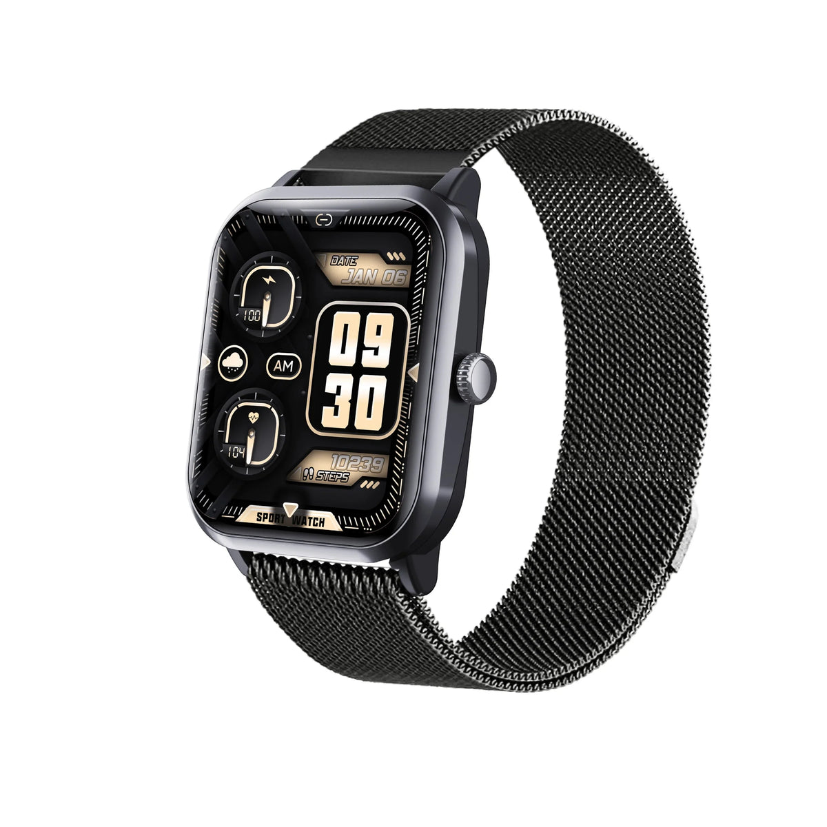 F33 Smart Watch – 1.90-inch HD Display Fitness Tracker with 50 Sports Modes