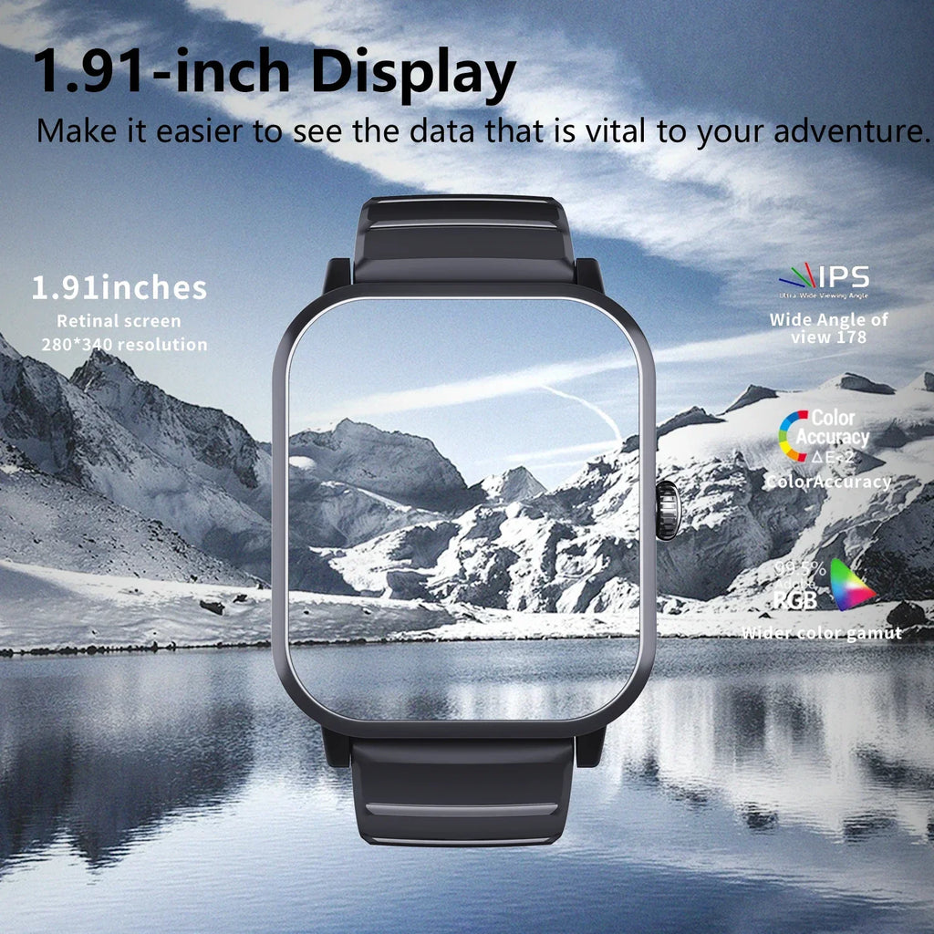 F33 Smart Watch – 1.90-inch HD Display Fitness Tracker with 50 Sports Modes