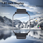 F33 Smart Watch – 1.90-inch HD Display Fitness Tracker with 50 Sports Modes