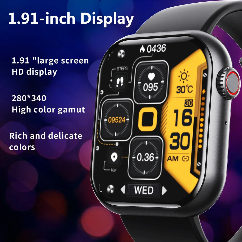 F57 Smart Watch – Bluetooth Calling 1.91-inch HD Display Fitness Tracker
