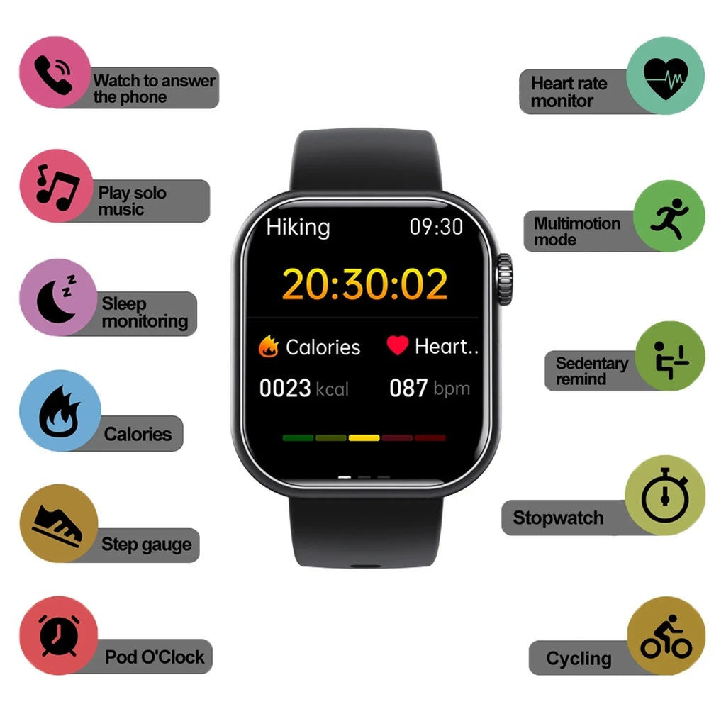 F57 Smart Watch – Bluetooth Calling 1.91-inch HD Display Fitness Tracker