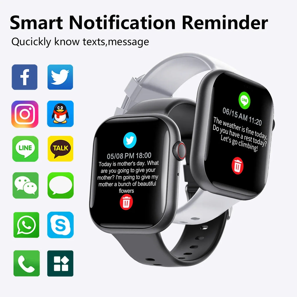 F58 Smart Watch – Bluetooth Calling 2.1-inch HD Display Fitness Tracker