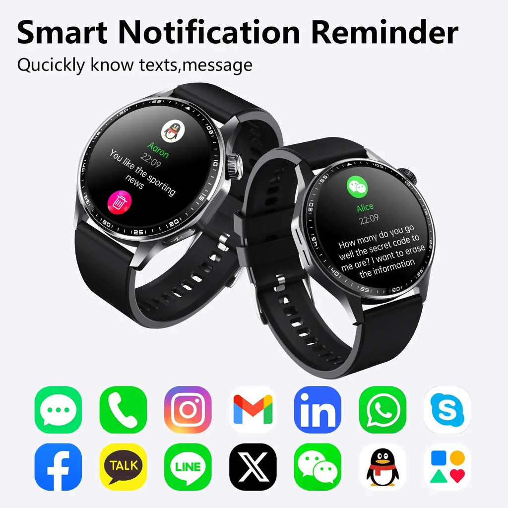 F61 Smart Watch - Bluetooth Calling, 1.55 Inch Display & 50 Sports Modes Fitness Tracker