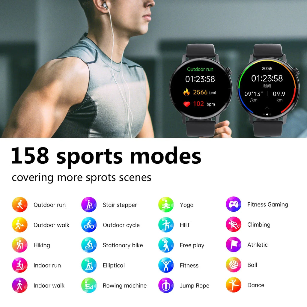 F67 Smart Watch - Bluetooth Calling, 150 Sports Modes & Fitness Tracking