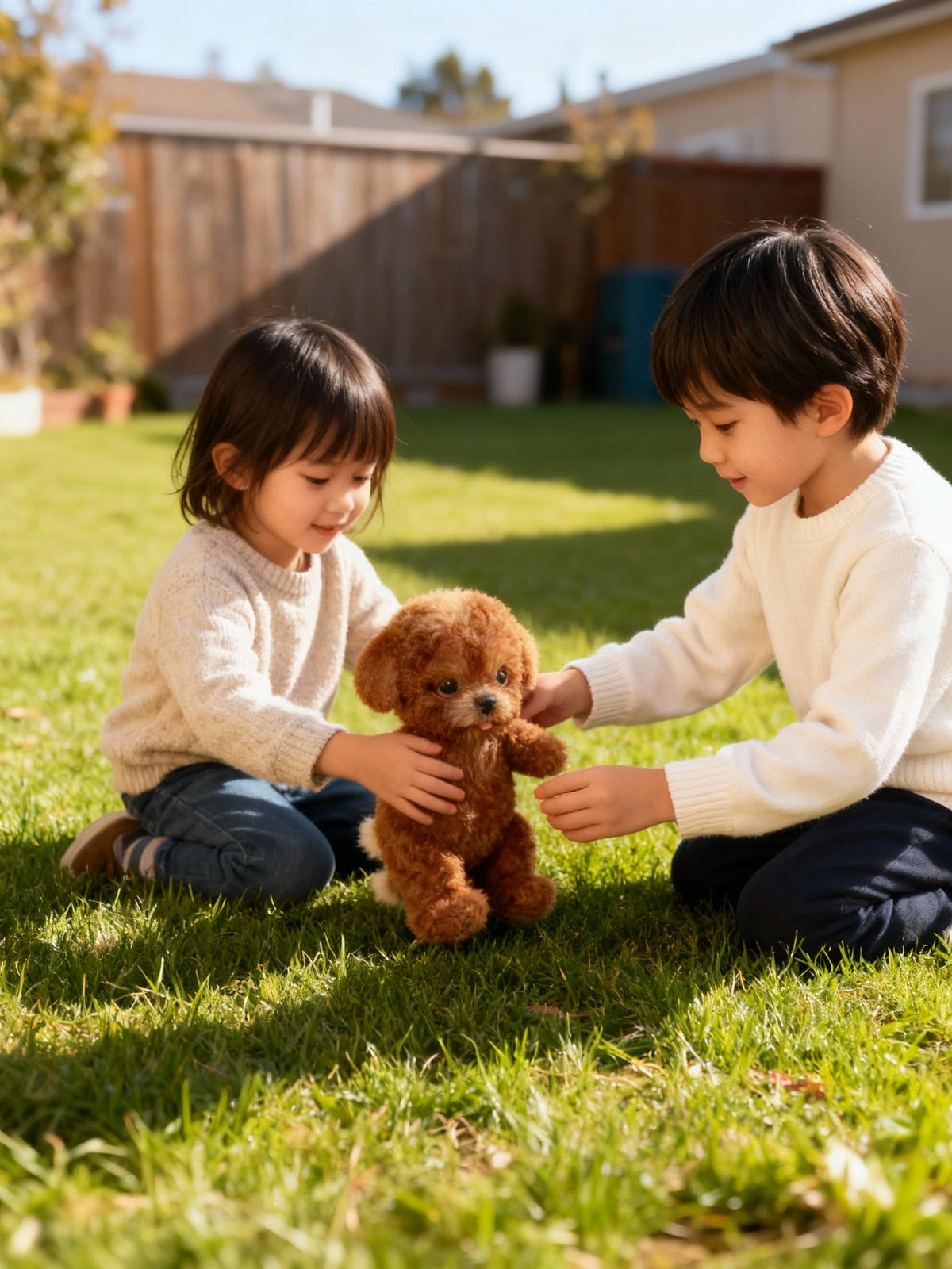 Miroken | Nicoo Interactive Robot Puppy | Walks, Barks, Wags Tail | Plush, Battery-Operated Toy