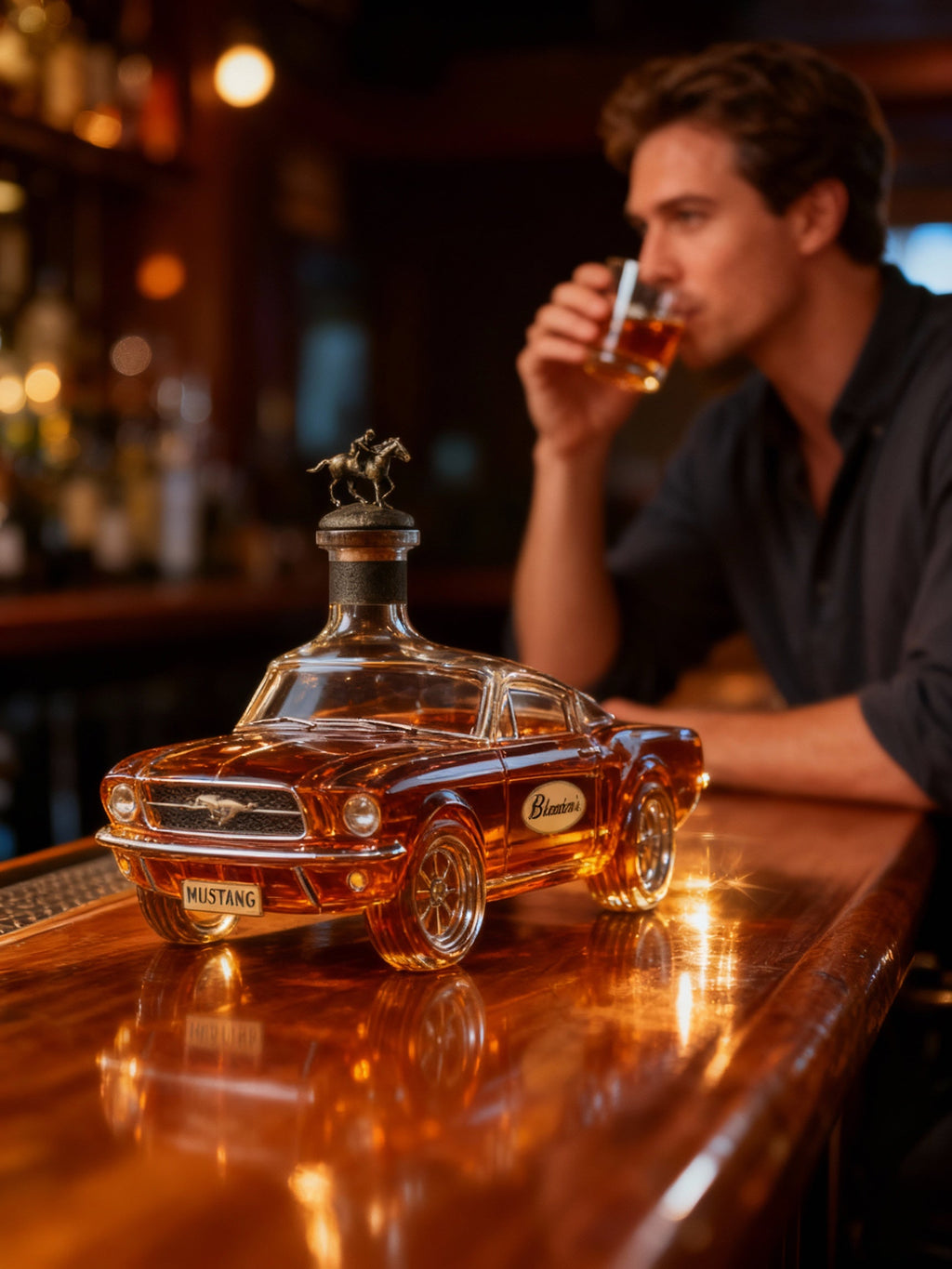 Miroken | Mustang Car Shaped Whiskey Decanter