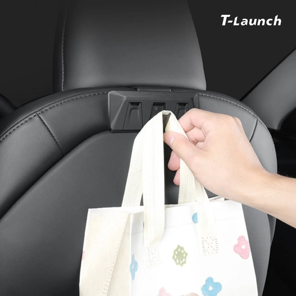 Foldable Seat Back Hooks for Tesla Model 3/Y 2024+