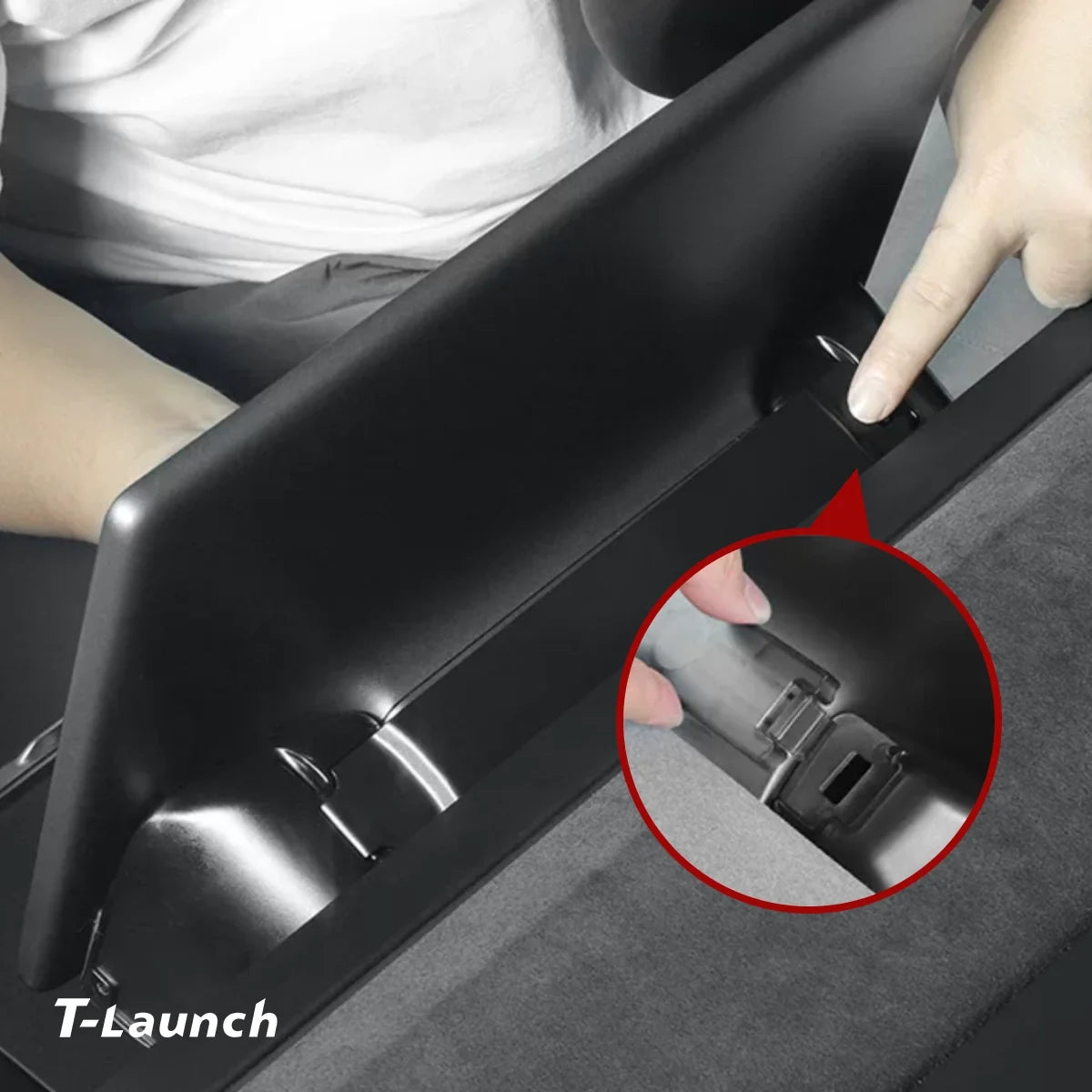 Under Screen Foldable Storage Box for Tesla Model 3/Y 2024+