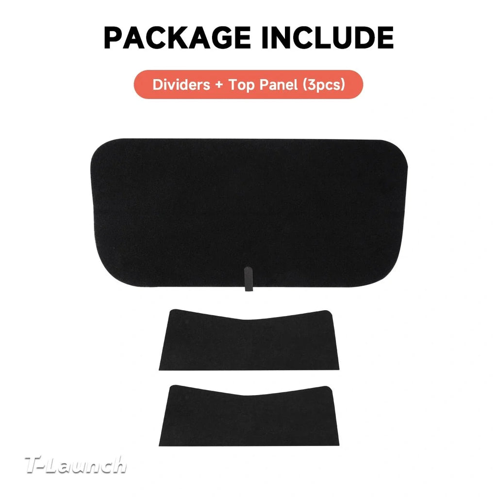 Foldable Front Trunk Divider & Organizer for Tesla Model Y Juniper 2025+ / Model Y L 2026+