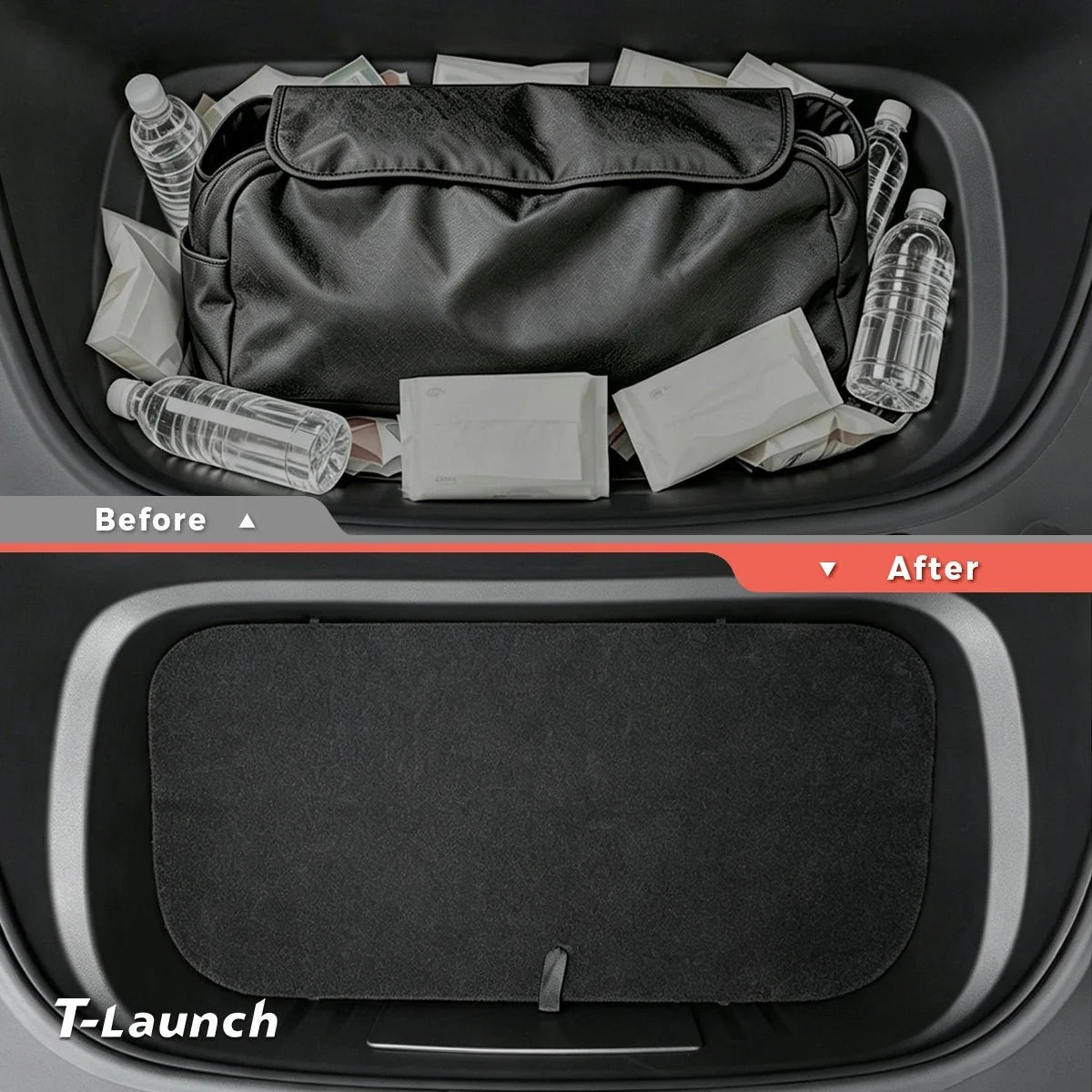 Foldable Front Trunk Divider & Organizer for Tesla Model Y Juniper 2025+ / Model Y L 2026+