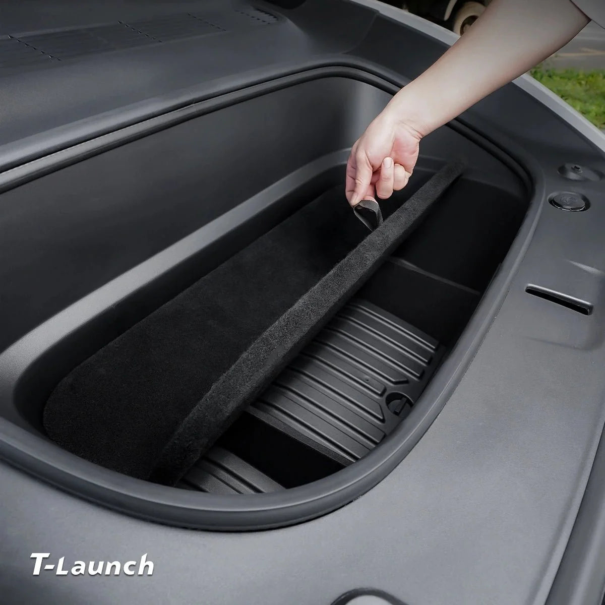 Foldable Front Trunk Divider & Organizer for Tesla Model Y Juniper 2025+ / Model Y L 2026+