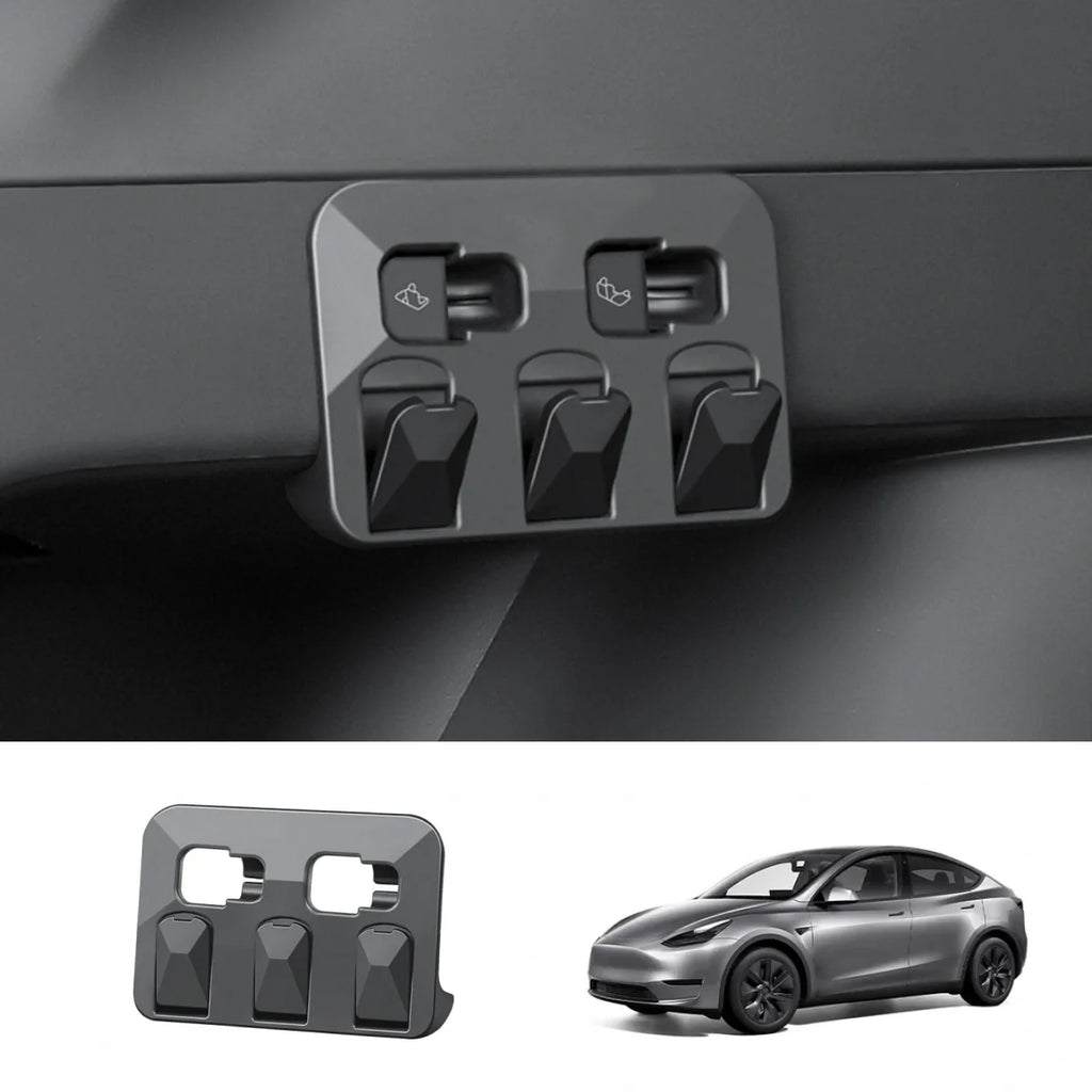 Hidden Foldable Trunk Hooks for Tesla Model Y 2021-2024