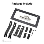 Adjustable No Drill Front License Plate Frame for Tesla Model 3/Y (2017-2023)- Movable License Plate Holder, License Plate Mount