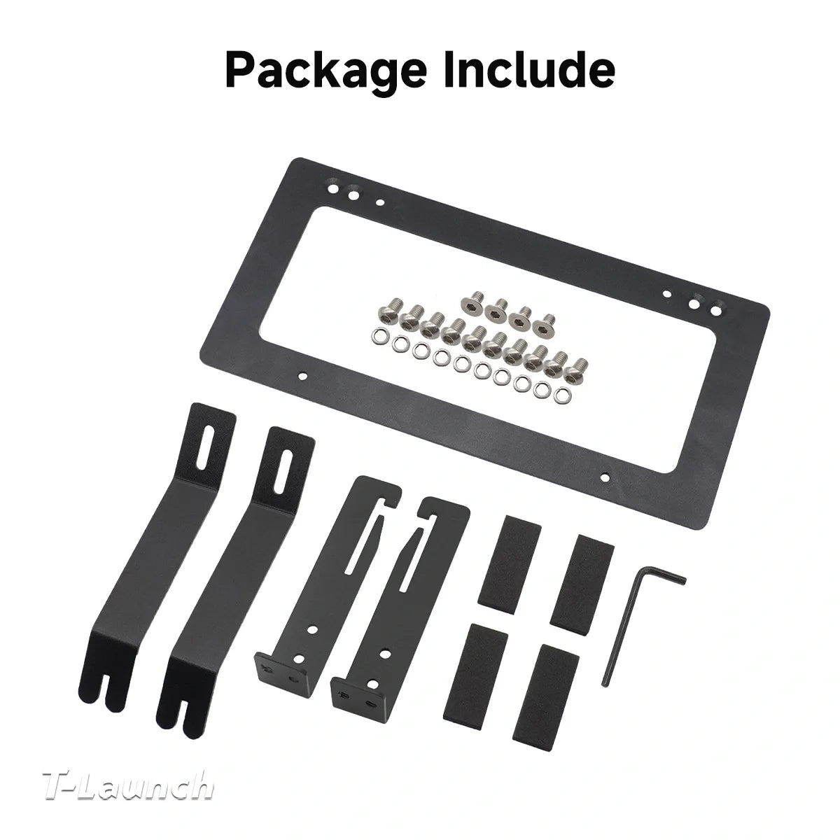 No Drill Model 3/Y Front License Plate Frame for Tesla- NO Adhesives, Quick Install