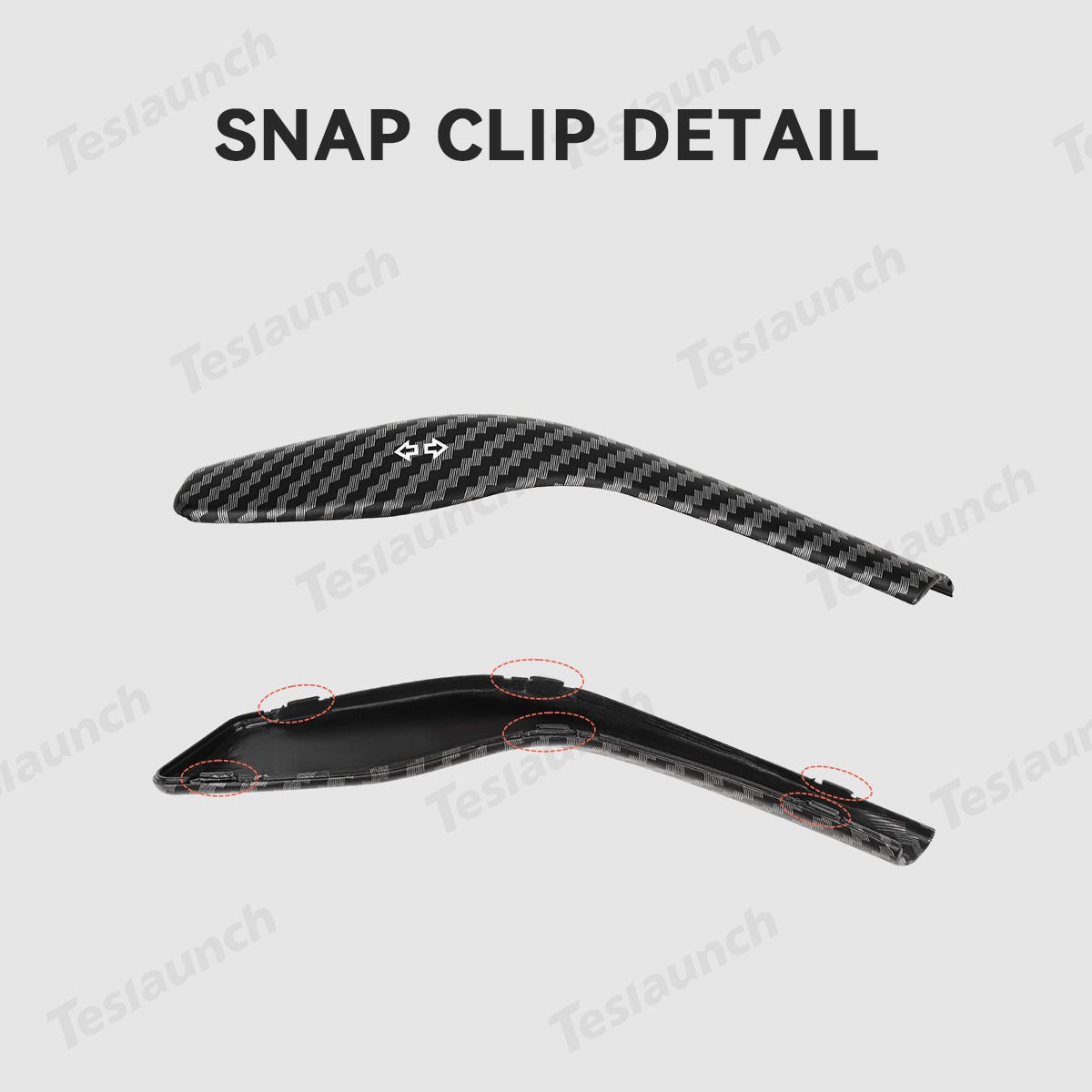 Full-Cover Turn Signal Stalk Cover for Tesla Model Y Juniper 2025+