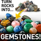 GemMaster | Rock Tumbler Kit with Quiet Operation & Leak-Proof Design | Ideal for Beginners & Educational Fun