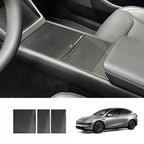 [Real Carbon Fiber] Center Console Panel Cover for Tesla Model YL 2026+