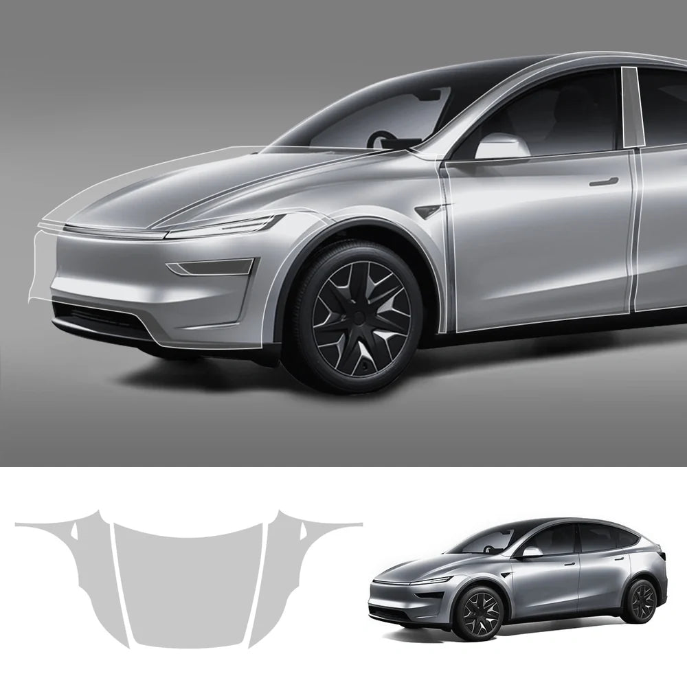 Glossy TPU Invisible Full Car Paint Protection Film (PPF) for Tesla Model YL 2026+