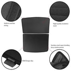 Split Nano Ice Crystal Glass Roof Sunshade for Tesla Model Y L 6-Seater 2026+