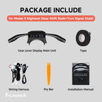 S3 HUD Gear Shift Stalk Kit for Tesla Model Y Juniper 2025+ / Model 3 Highland 2024+