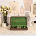 Lustina Solid Walnut Jewelry Box