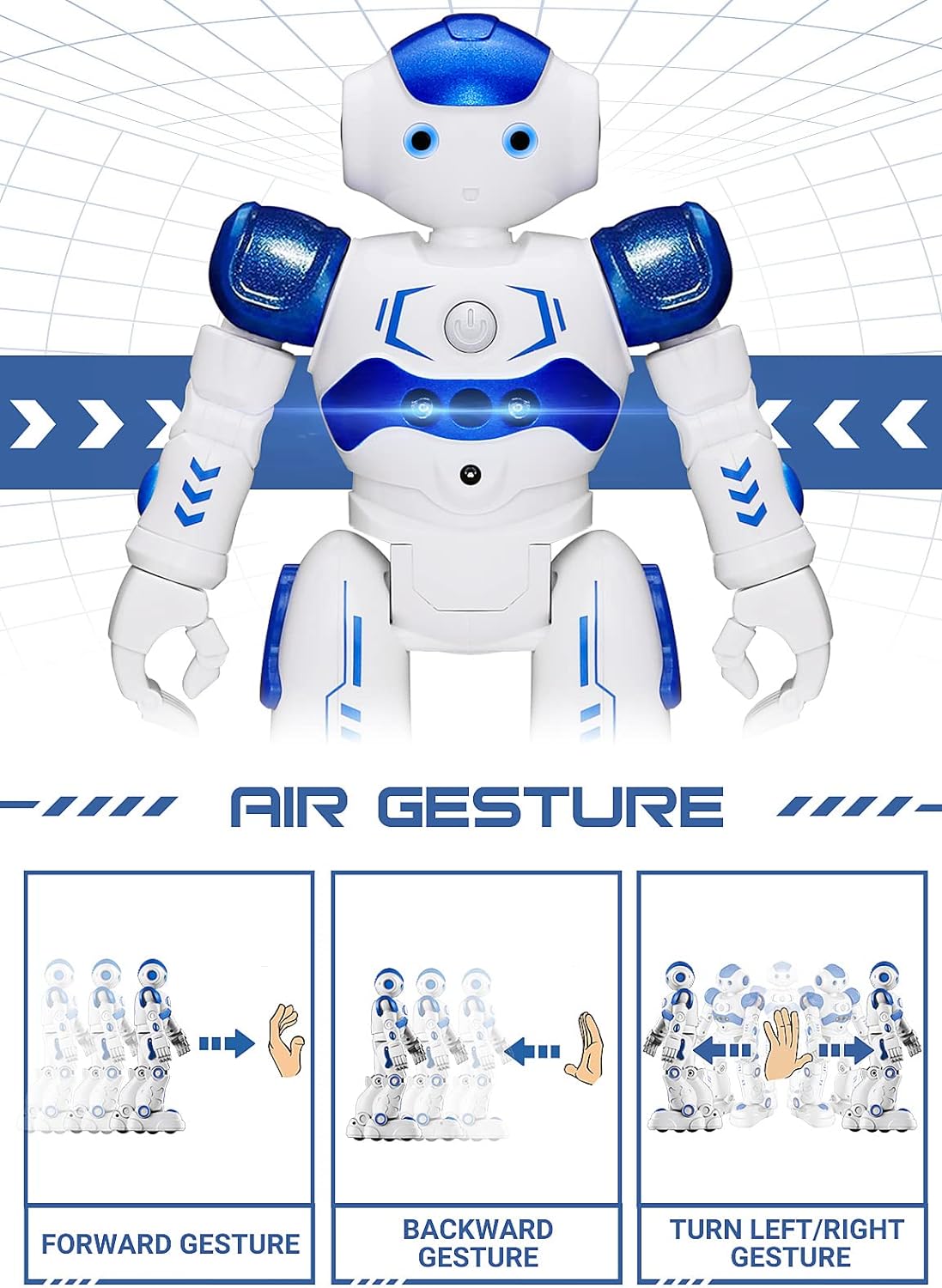 Interactive Robot Toy | Remote Control & Gesture Activation for Fun Learning