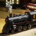Interactive Train Set | Battery-Powered Electric Locomotive with Lights & Sounds | Realistic Steam Effects for Endless Fun