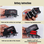 Interactive Train Set | Battery-Powered Electric Locomotive with Lights & Sounds | Realistic Steam Effects for Endless Fun