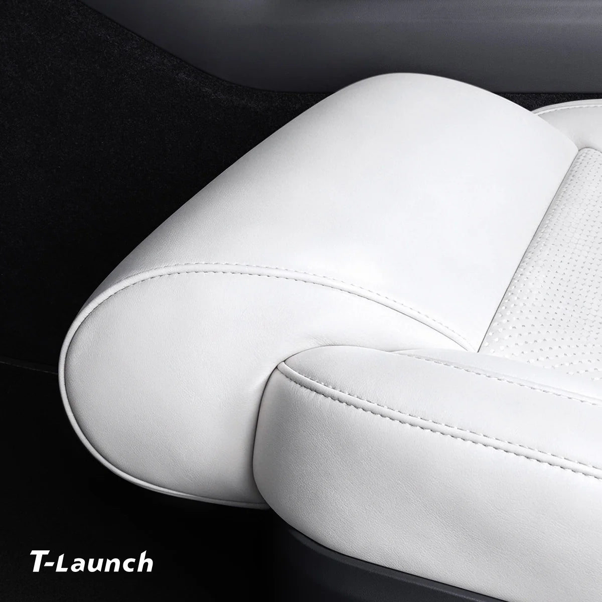 Nappa Leather Front Seat Leg Support Cushion for Tesla Model 3 / Model Y