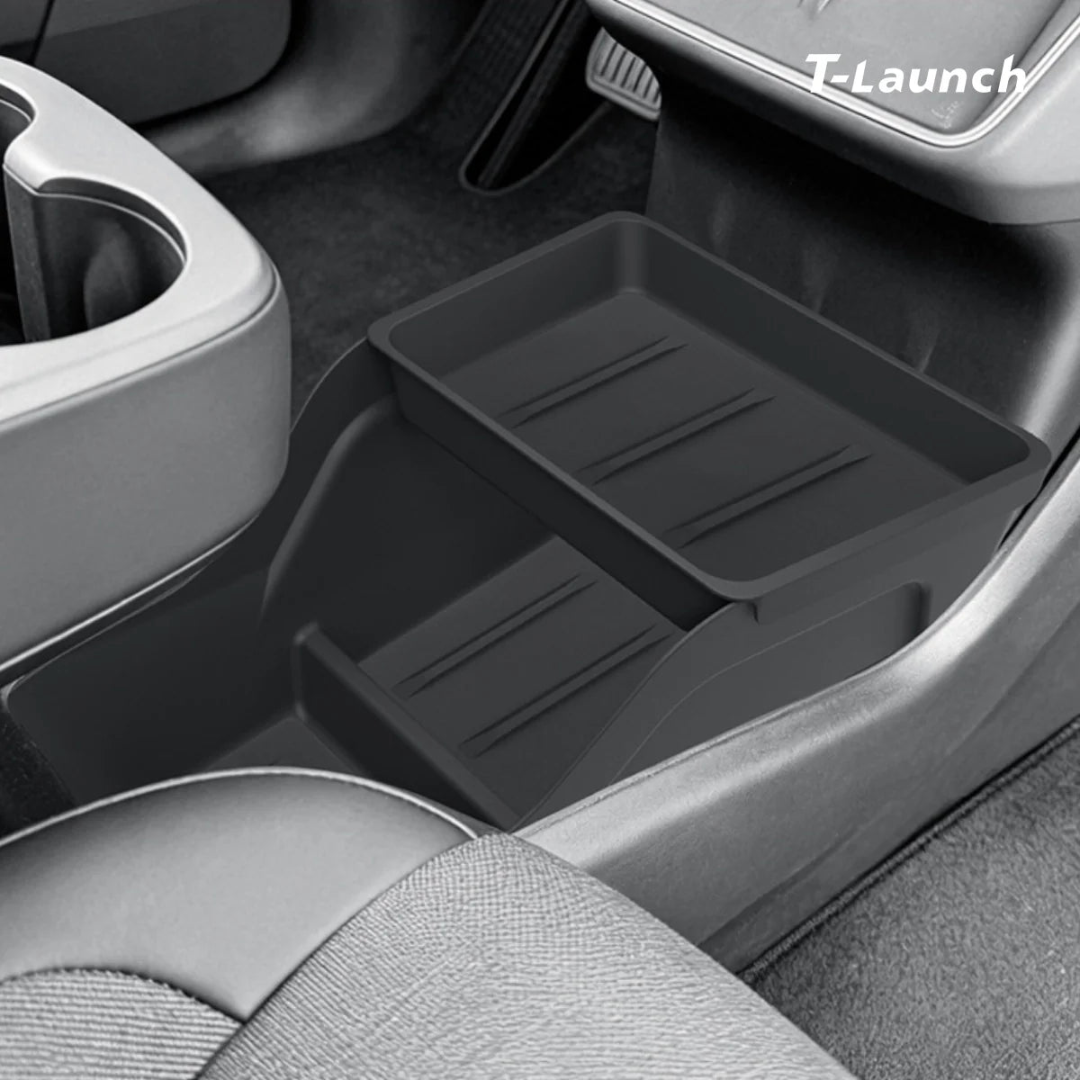 Center Console Lower Storage Organizer Tray for Tesla Model Y Standard 2025+