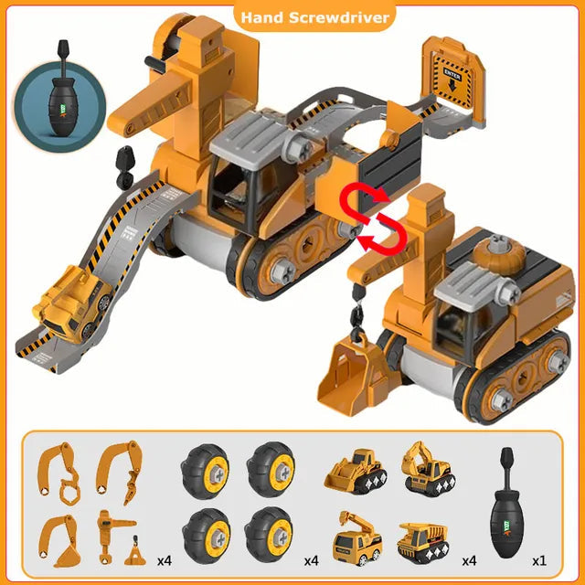 Master Builder Set | Engineering Toy with Easy-to-Use Tools | Develops Creativity and Teamwork