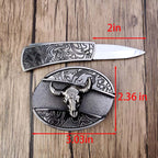 Miroken | Metal Oval Cowboys Belt Buckle