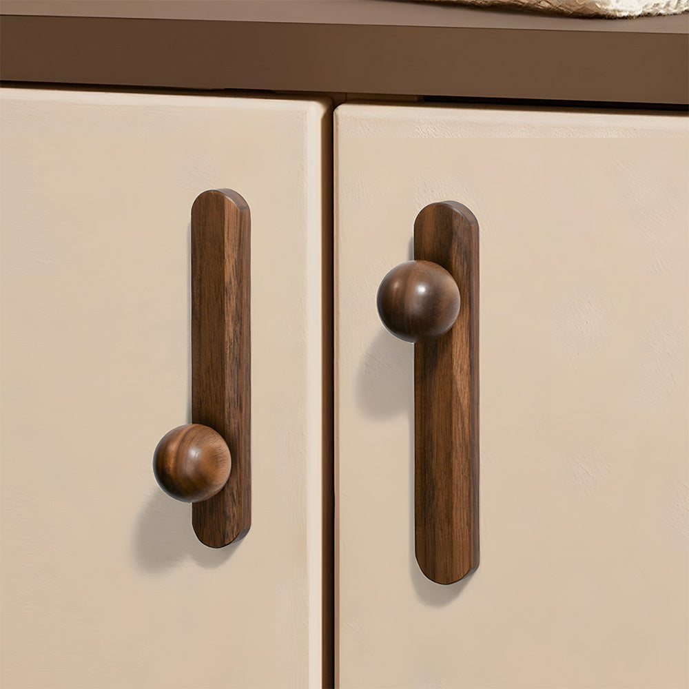 Organic Modern Natural Wood Cabinet Pulls