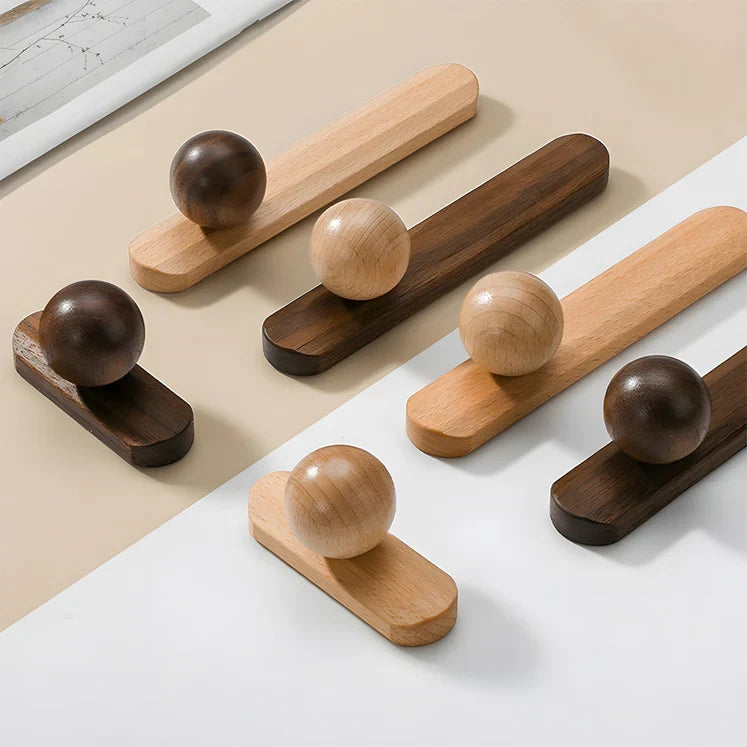 Organic Modern Natural Wood Cabinet Pulls
