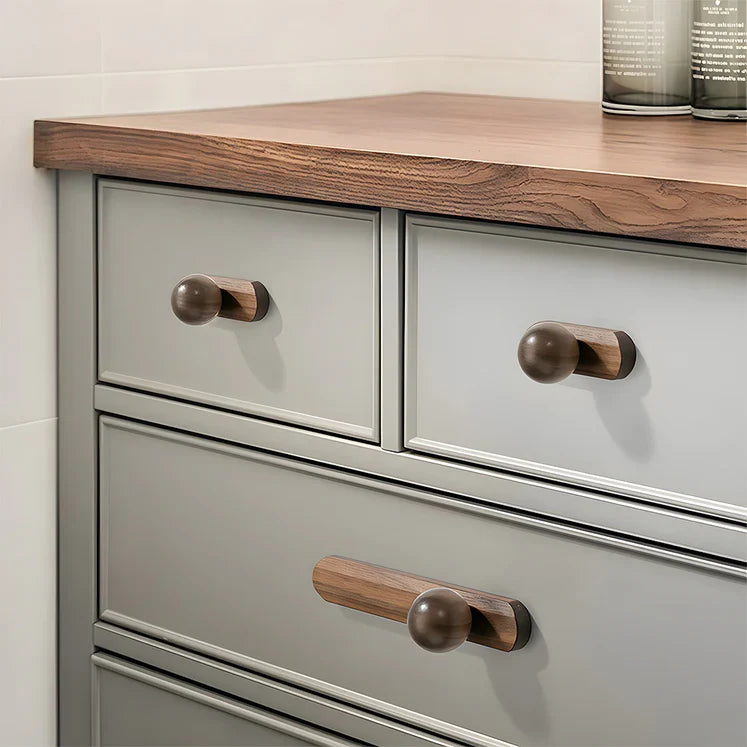 Organic Modern Natural Wood Cabinet Pulls