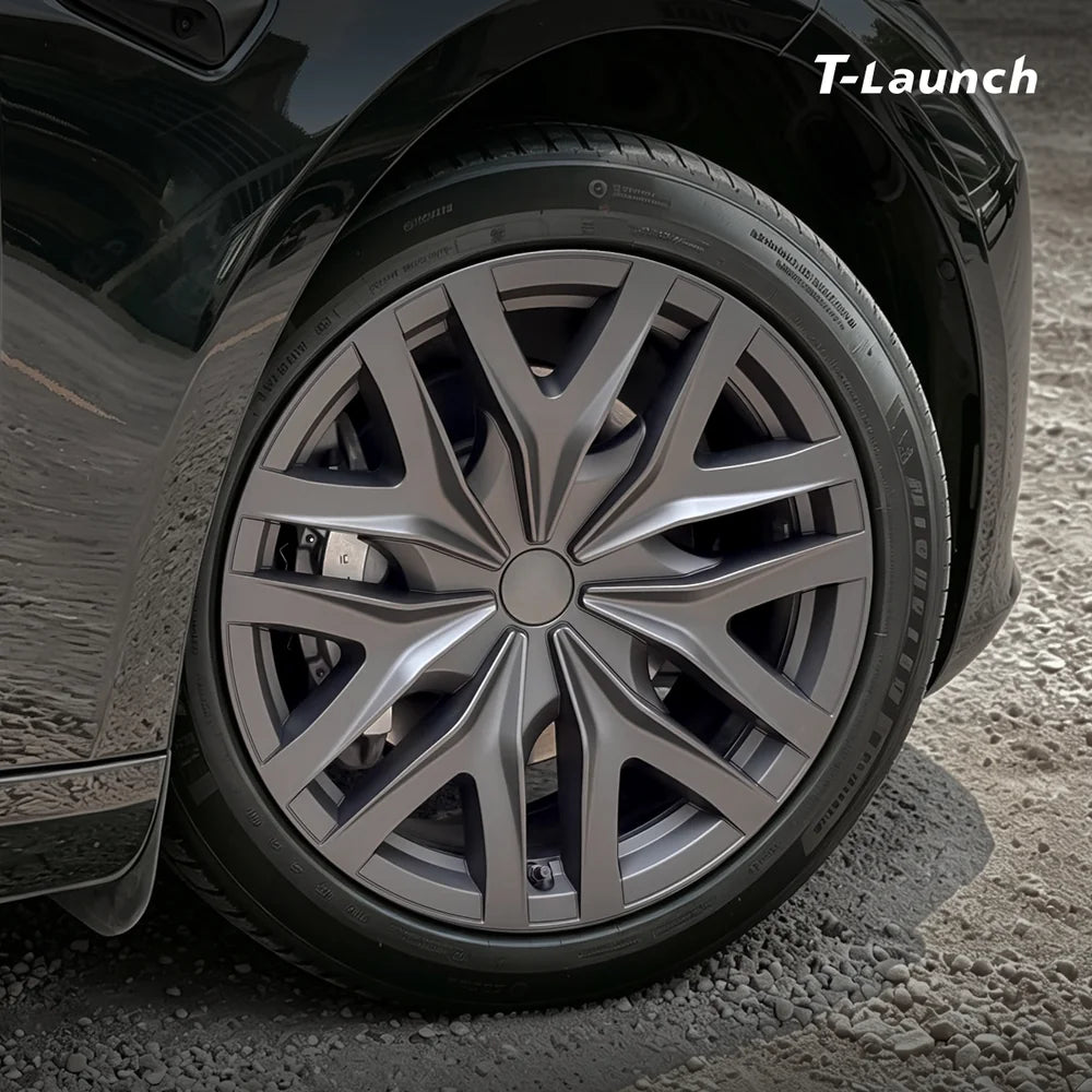 Arachnid 2.0 Style Hubcaps Wheel Covers for Tesla 2024+ Model 3 Highland 18'' Photon Wheels (Set of 4)