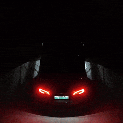 Angel Wings Rearview Mirror Welcome Light for Model 3 Highland & Model Y Juniper | Miroken