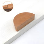 Contemporary Half Moon Wood Cabinet Pulls