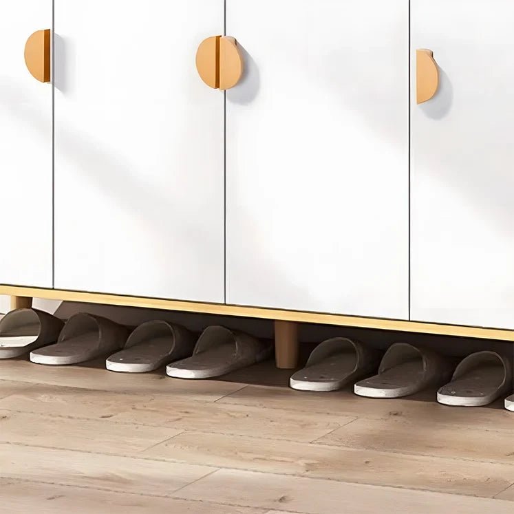 Contemporary Half Moon Wood Cabinet Pulls