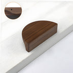 Contemporary Half Moon Wood Cabinet Pulls