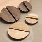 Contemporary Half Moon Wood Cabinet Pulls