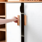 Minimalist Natural Wood Drawer Pulls